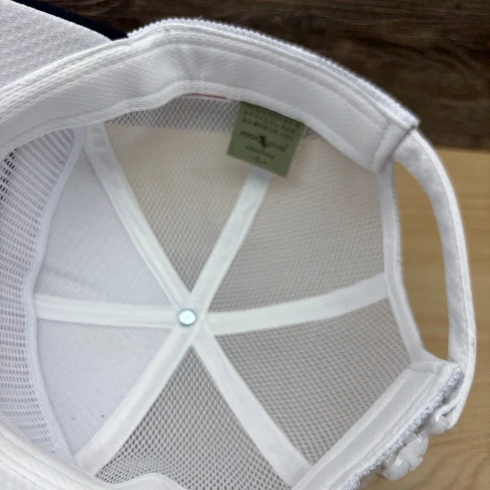 Pogo Club Korea Disabled Veterans Organization Trucker Hat White Blue Cap